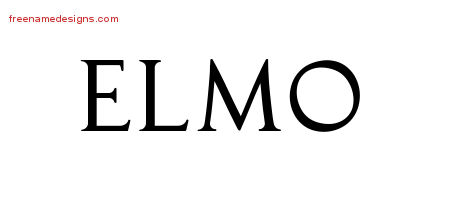 Regal Victorian Name Tattoo Designs Elmo Printable