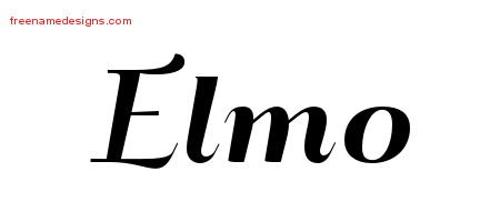 Art Deco Name Tattoo Designs Elmo Graphic Download