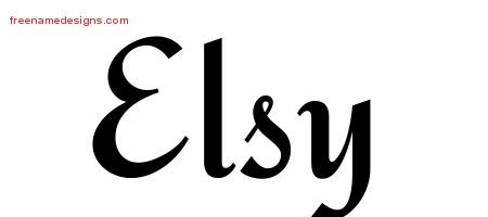 Calligraphic Stylish Name Tattoo Designs Elsy Download Free
