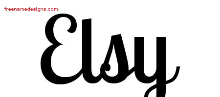 Handwritten Name Tattoo Designs Elsy Free Download