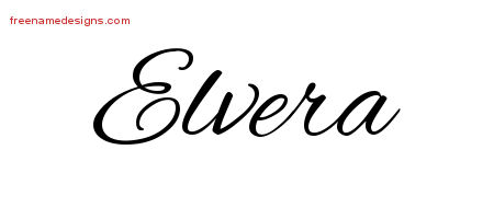 Cursive Name Tattoo Designs Elvera Download Free