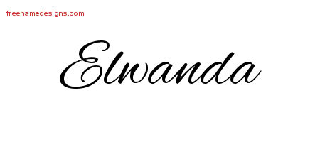 Cursive Name Tattoo Designs Elwanda Download Free