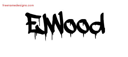 Graffiti Name Tattoo Designs Elwood Free