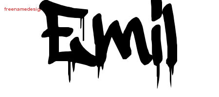 Graffiti Name Tattoo Designs Emil Free
