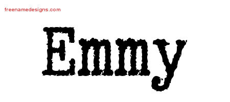 Typewriter Name Tattoo Designs Emmy Free Download