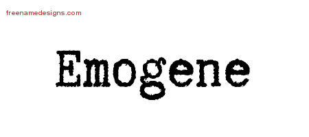 Typewriter Name Tattoo Designs Emogene Free Download
