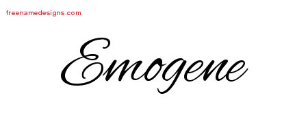 Cursive Name Tattoo Designs Emogene Download Free