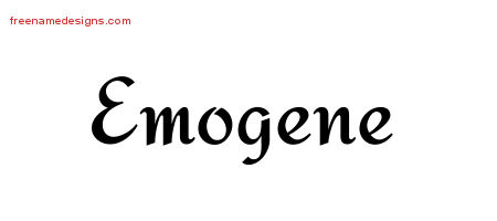 Calligraphic Stylish Name Tattoo Designs Emogene Download Free