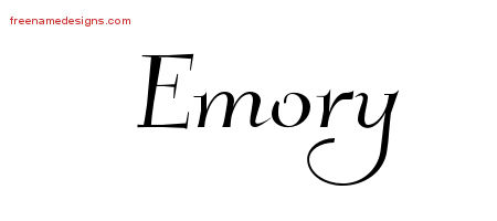 Elegant Name Tattoo Designs Emory Download Free