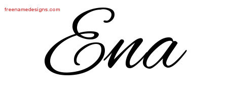 Cursive Name Tattoo Designs Ena Download Free