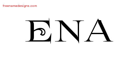 Flourishes Name Tattoo Designs Ena Printable Flourishes Name Tattoo Designs Ena Printable