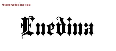 Old English Name Tattoo Designs Enedina Free Old English Name Tattoo Designs Enedina Free