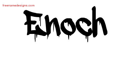 Graffiti Name Tattoo Designs Enoch Free