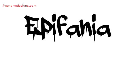 Graffiti Name Tattoo Designs Epifania Free Lettering