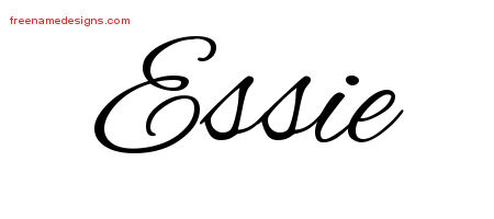Cursive Name Tattoo Designs Essie Download Free