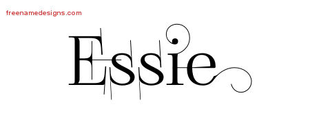Decorated Name Tattoo Designs Essie Free