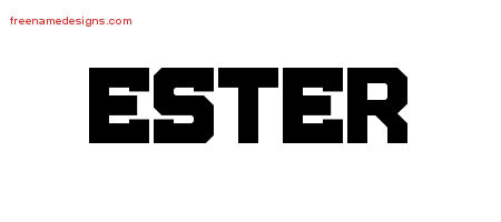 Titling Name Tattoo Designs Ester Free Printout Titling Name Tattoo Designs Ester Free Printout