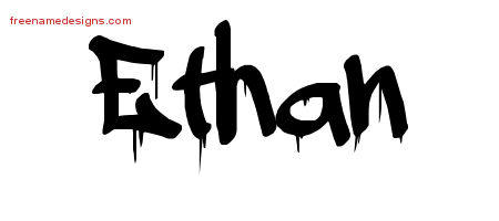 Graffiti Name Tattoo Designs Ethan Free