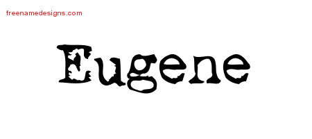 Vintage Writer Name Tattoo Designs Eugene Free