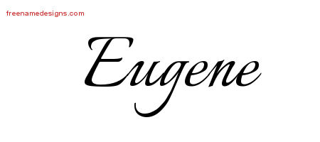 Calligraphic Name Tattoo Designs Eugene Download Free