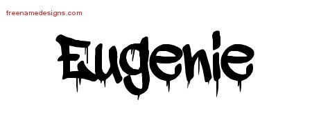 Graffiti Name Tattoo Designs Eugenie Free Lettering