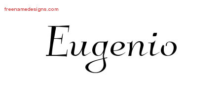 Elegant Name Tattoo Designs Eugenio Download Free
