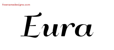 Art Deco Name Tattoo Designs Eura Printable