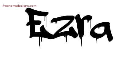 Graffiti Name Tattoo Designs Ezra Free