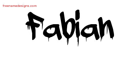 Graffiti Name Tattoo Designs Fabian Free