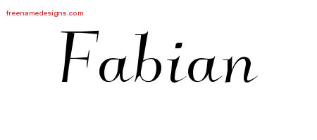 Elegant Name Tattoo Designs Fabian Download Free