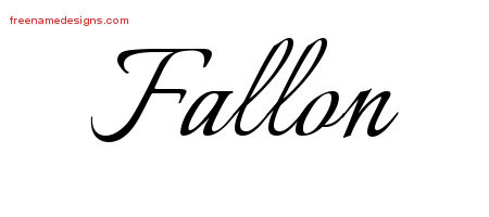 Calligraphic Name Tattoo Designs Fallon Download Free