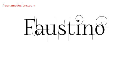 Decorated Name Tattoo Designs Faustino Free Lettering Decorated Name Tattoo Designs Faustino Free Lettering