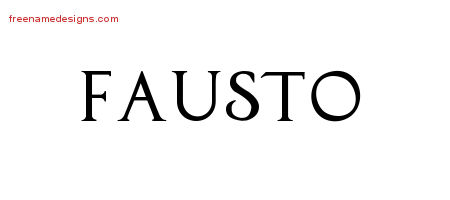 Regal Victorian Name Tattoo Designs Fausto Printable