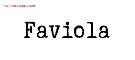 Typewriter Name Tattoo Designs Faviola Free Download