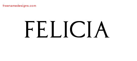 Regal Victorian Name Tattoo Designs Felicia Graphic Download