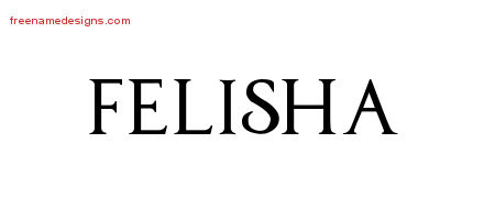 Regal Victorian Name Tattoo Designs Felisha Graphic Download