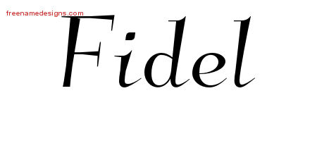 Elegant Name Tattoo Designs Fidel Download Free