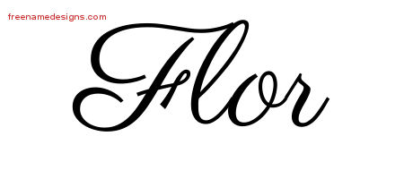 Classic Name Tattoo Designs Flor Graphic Download
