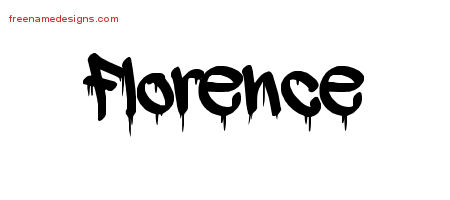 Graffiti Name Tattoo Designs Florence Free Lettering