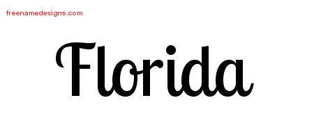 Handwritten Name Tattoo Designs Florida Free Download