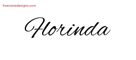 Cursive Name Tattoo Designs Florinda Download Free