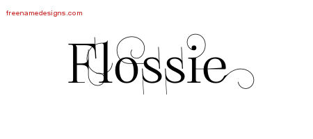 Decorated Name Tattoo Designs Flossie Free