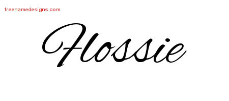 Cursive Name Tattoo Designs Flossie Download Free