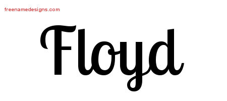 Handwritten Name Tattoo Designs Floyd Free Printout