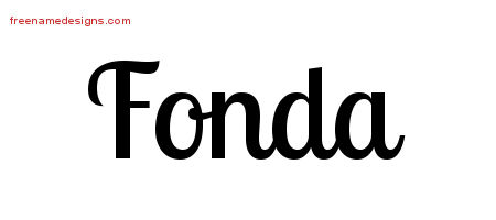Handwritten Name Tattoo Designs Fonda Free Download