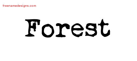 Vintage Writer Name Tattoo Designs Forest Free