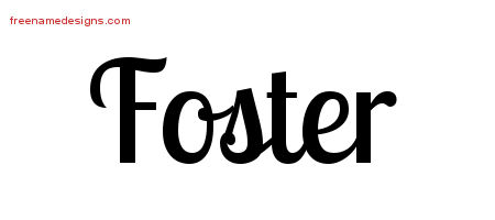 Handwritten Name Tattoo Designs Foster Free Printout Handwritten Name Tattoo Designs Foster Free Printout