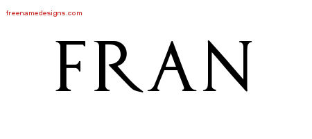 Regal Victorian Name Tattoo Designs Fran Graphic Download