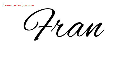 Cursive Name Tattoo Designs Fran Download Free