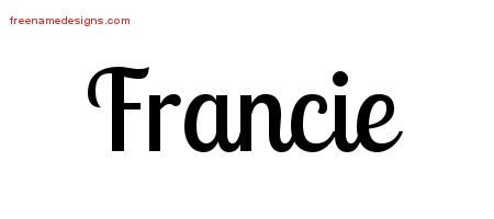 francie Archives - Free Name Designs